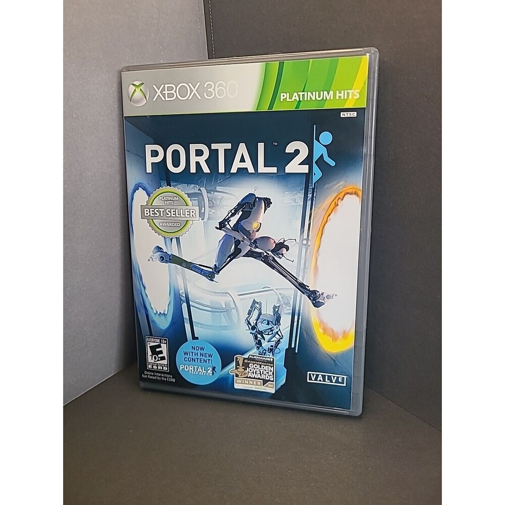 Xbox 360 Portal 2 Microsoft  Complete Game CIB Tested